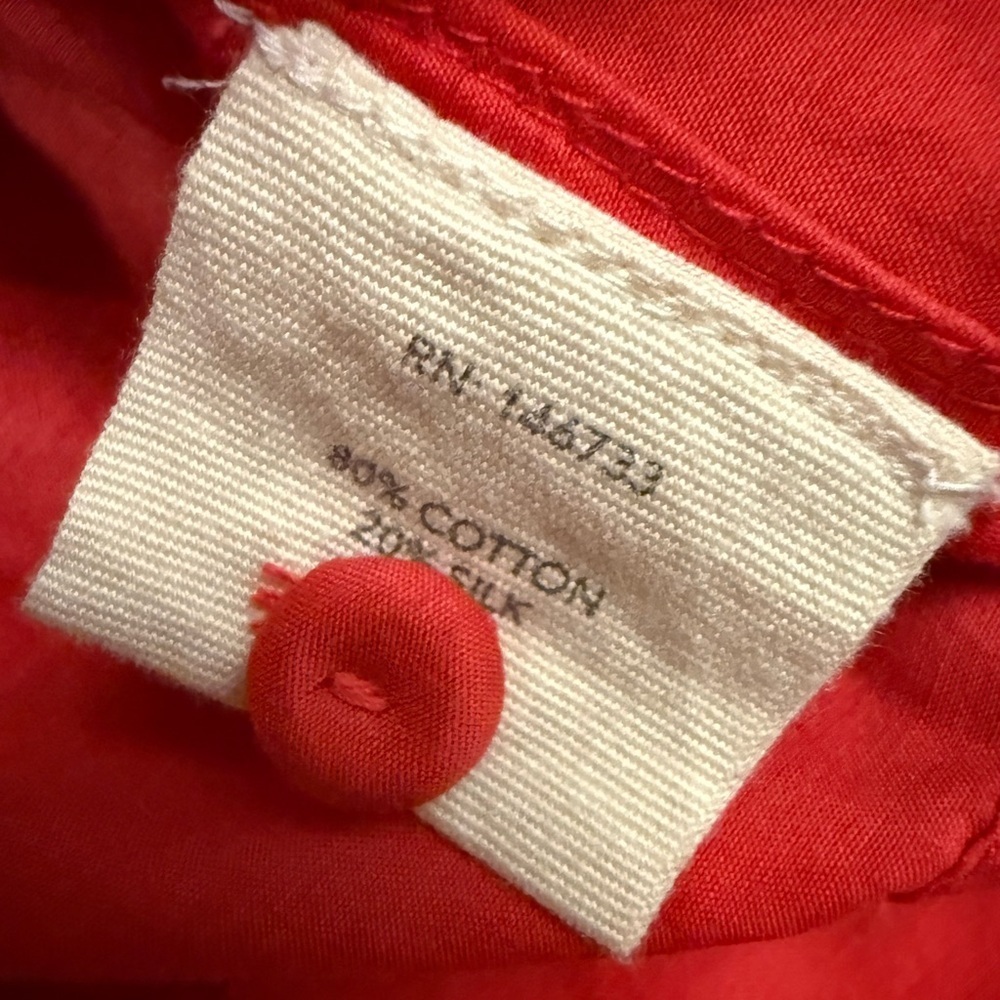 MIRTH OSLO BLOUSE IN RED Size Medium (I have matching pants, sold separately) - Picture 14 of 15
